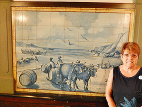 Nelly at the Madeira Winery