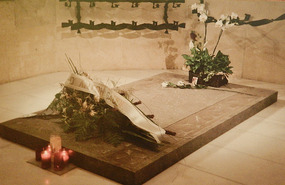 Gaudi crypt located in basement