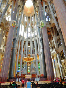 Looking toward the sanctuary