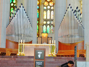 Main alter with organ