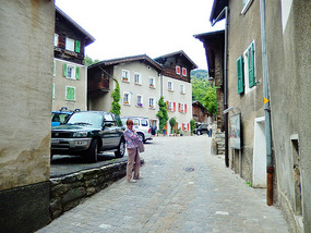 After a short walk, we reach our apartment