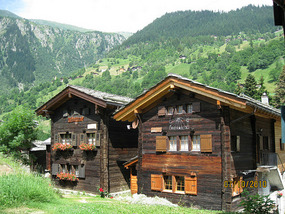Typical housing around Naters.