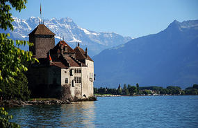 Chataeu De Chillon, near Geneva, Switzerland