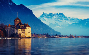 Chillon castle: Romanesque and early Gothic 