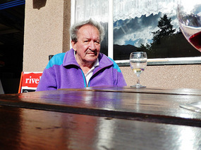 Hugo, who runs the camp, is Maria's husband