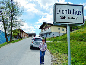 Little town on our way up the mountain