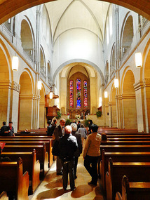 Inside the Zurich Munster (Cathedral)
