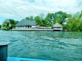 Restaurant on Lake Zurich where we had lunch