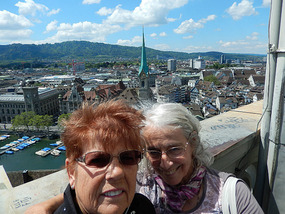 View from the top of the Cathedral tower