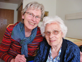 Verena's mother in Laufefingen