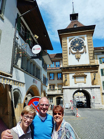 Inside the Murten town walls