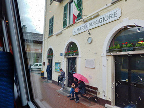 Italian train stop