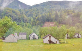 Typical Italian village