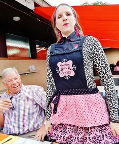 Simone's new apron