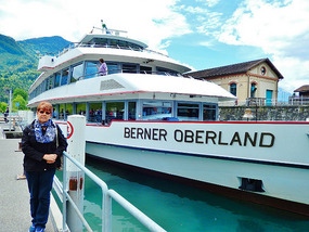 The boat we took on the lake of Thunersee