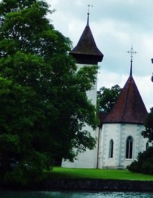 Popular church for weddings along the lake