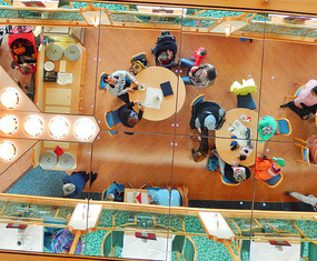 Guess who is way down there?