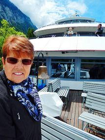 Front view of the boat