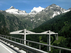 Ganter bridge on the way to the Simplon-Pass
