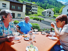 Having desert in Simplon-Dorf