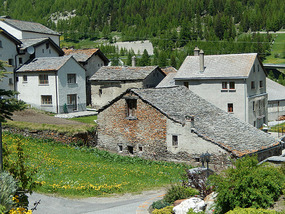 The old village of Simplon-Dorf
