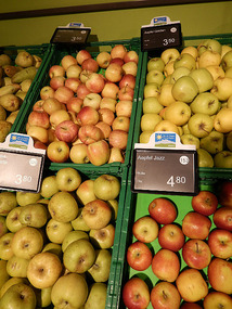 Apples:  $2.44 per pound