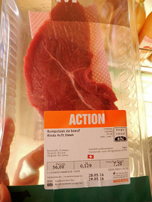 Beef (premium cut):  $31.00 per pound