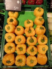 Bell peppers: $2.95 per pound