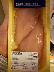 Chicken (fat cut off): $10.16 per pound