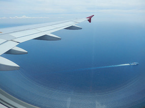 Cruise ship on the Mediterranean