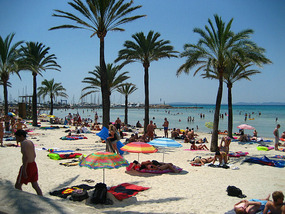 Palma de Mallorca is known for its beaches.