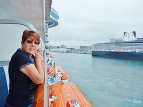 Leaving Copenhagen on the Royal Princess