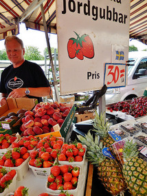 Bucket of strawberries:  $5.30