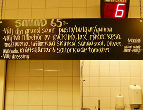 Salad will set you back $13.00
