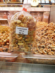 Small bag of mixed nuts:  $15.00