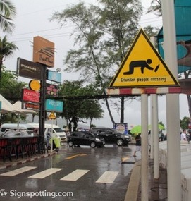 MORE DRUNK SIGNS.  