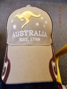 JIM'S NEW AUSTRALIAN HAT.