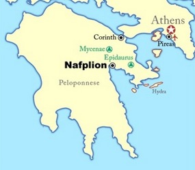 NAFPLION MAP