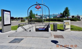 CAMPO DE LAS NACIONES SUBWAY STATION