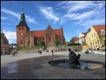 Fountain and Church in Town Centre