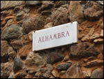 Entering Alhambra