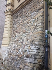 Part of old stone wall in Gradec