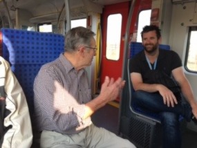 Taking the S Train to Dachau, with Adam