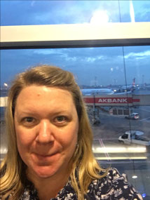 Waiting at Istanbul to board for Zagreb
