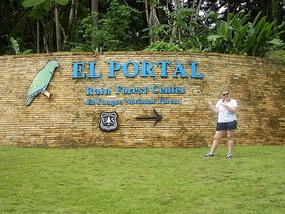 Entrance to El Portal of El Yunque