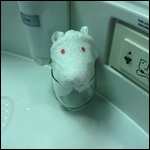 Mouse in a glass