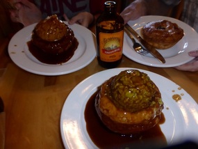 Pies, peas, mash and Ginger Beer