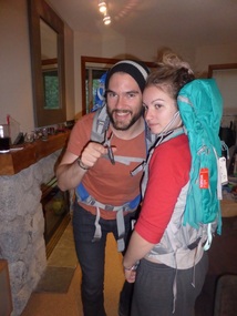 The backpacks and leatherman knife