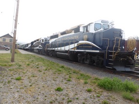 The train heading to Whistler