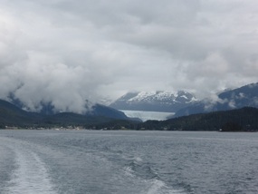 Mendenhall Glacier from Lynn Canal